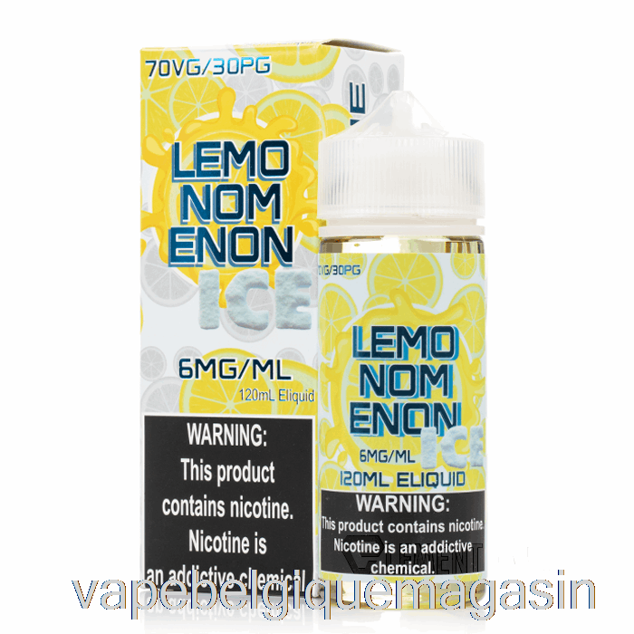 Vape Belgique Ice Lemonomenon - E-liquides Nomenon - 120ml 0mg